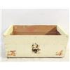 Image 1 : 18” X 8” X 10” VINTAGE DECAL WOODEN BOX