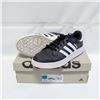 Image 1 : ADIDAS MENS COURT SHOE BLACK & WHITE SIZE 12