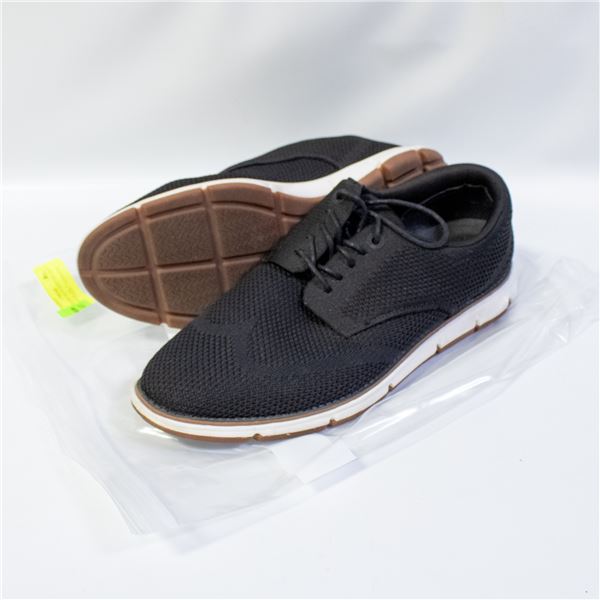 SWIMS OLSEN MENS KNIT OXFORD SHOES BLACK SIZE 12