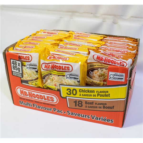 BOX OF 23 MR. NOODLE INSTANT NOODLES VARIETY PACK