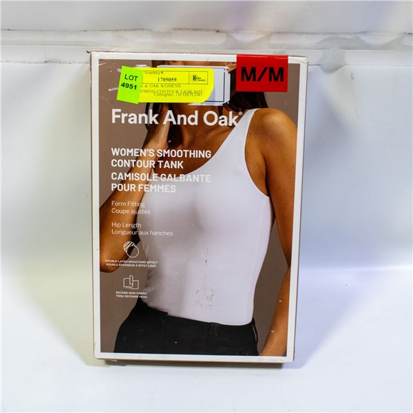 FRANK & OAK WOMENS SMOOTHING CONTOUR TANK SIZE MED