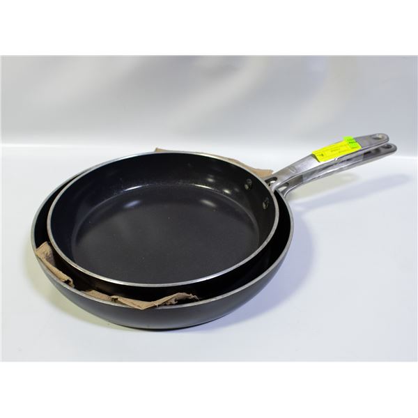 2 PIECE OXO SKILLET FRYING PANS