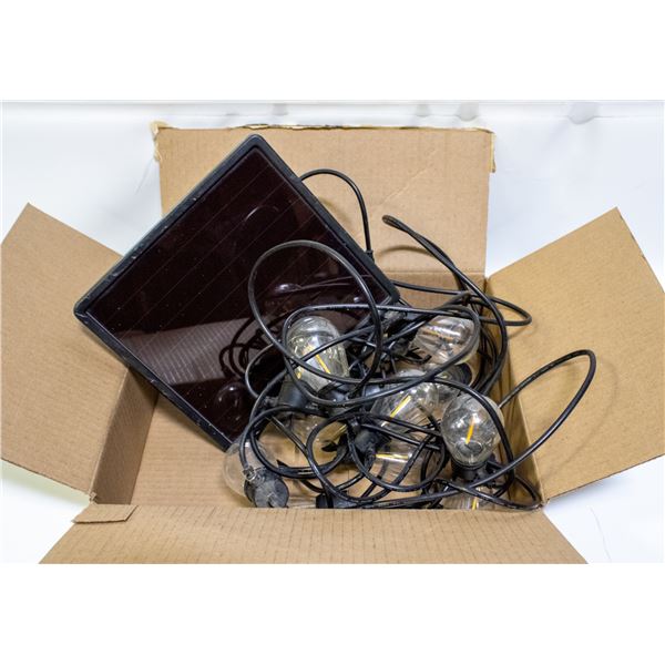 SUNFORCE LED SOLAR STRING LIGHTS - 10.6M X 15 BULB