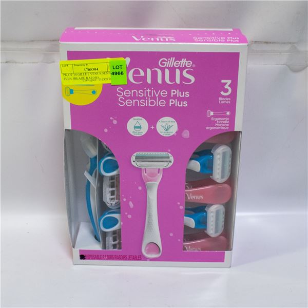 PK OF 14 GILLET VENUS SENSITIVE PLUS 3BLADE RAZORS