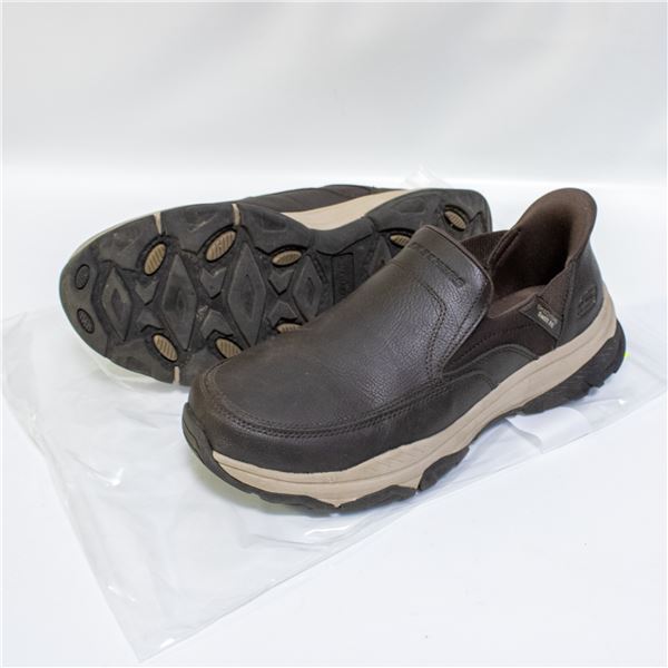 SKECHERS MENS SHOES BROWN SIZE 11