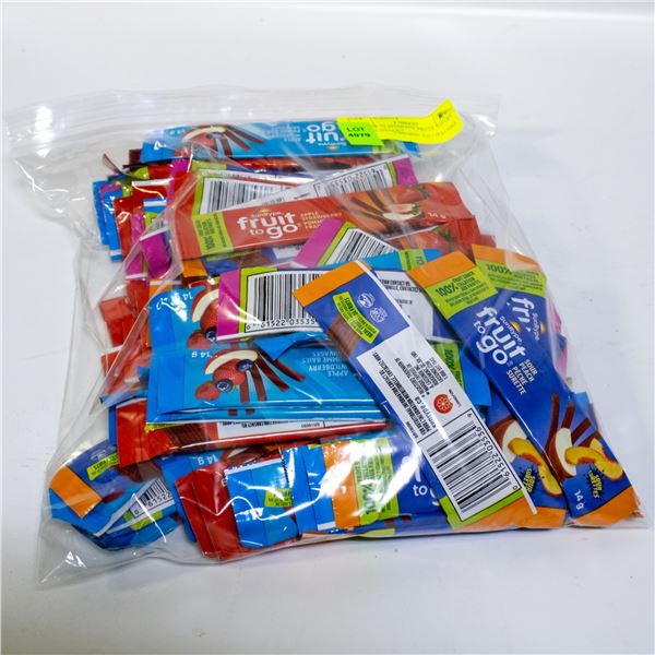 BAG OF 72 SUNRYPE FRUIT TO GO STRIPS SNACKS