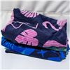 Image 1 : 2 PACK OF SAFDIE COTTON BEACH TOWELS BLUE & PINK