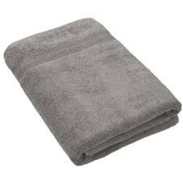 SERENE HOME COTTON BATH TOWEL GREY - 30 X 58"