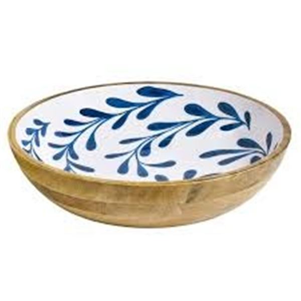 NEW MAISON NEUVE TULA MANGO WOOD SERVING BOWL