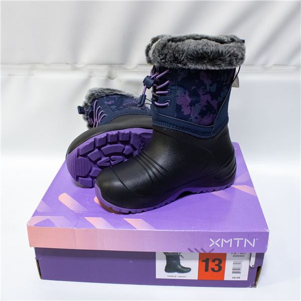 NEW XMMTN KIDS SIZE 13 WINTER BOOTS