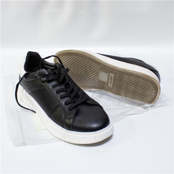 ALDO MENS COURT SHOE BLACK & WHITE SIZE 11