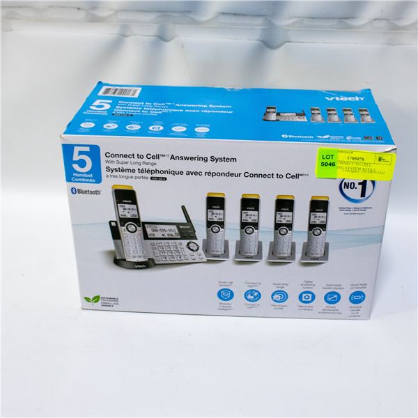VTECH CONNECT TO CELL ANSWERING SYSTEM WITH 5