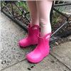 Image 1 : CROC KIDS RAINBOOT NEON PINK SIZE 8