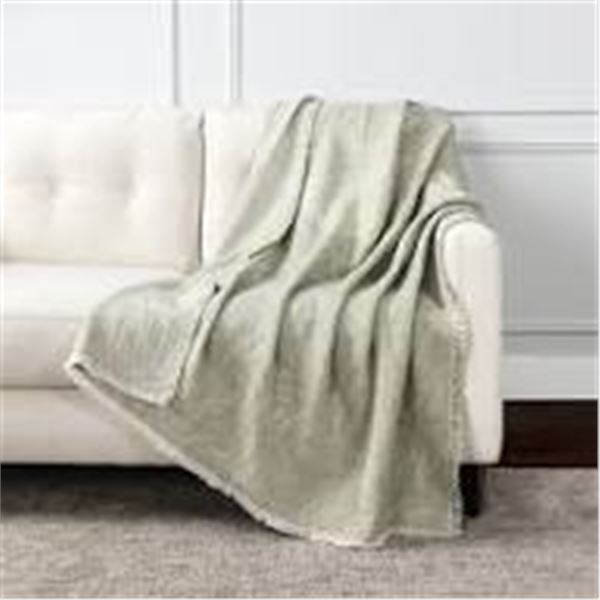 LIFE COMFORT COTTON THROW BLANKET - 50 X 64"