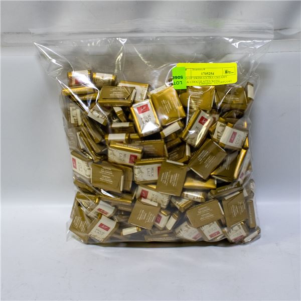BAG OF SWISS EXTRA CREAMY MILK CHOCOLATES WITH