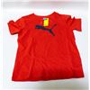 Image 1 : PUMA KIDS CREW NECK T-SHIRT RED SIZE 6