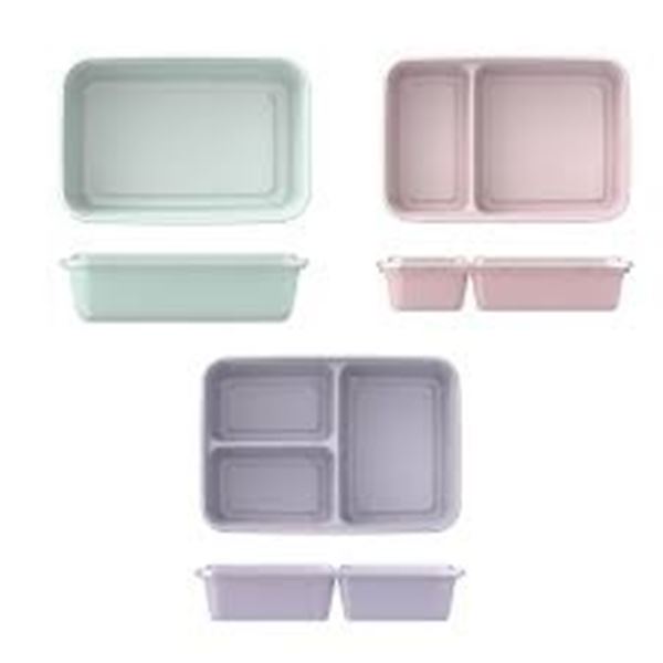 80 PIECE BENTGO MEAL PREP KIT - 3 PORTION TRAY