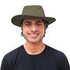 Image 1 : TILLEY TREK HAT WITH CHIN STRING GREEN SIZE L-XL