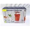 Image 1 : 13 PIECE ANCHOR HOCKING CLEAR DRINKING GLASSES