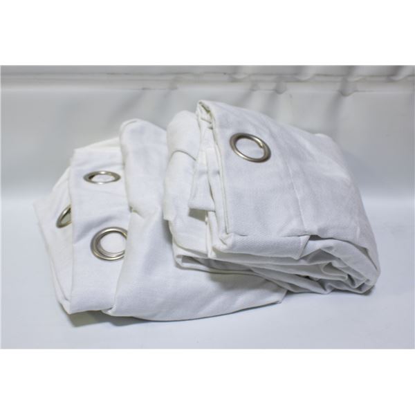 BEAUTYREST BLACKOUT CURTAINS WHITE - 2 PANELS