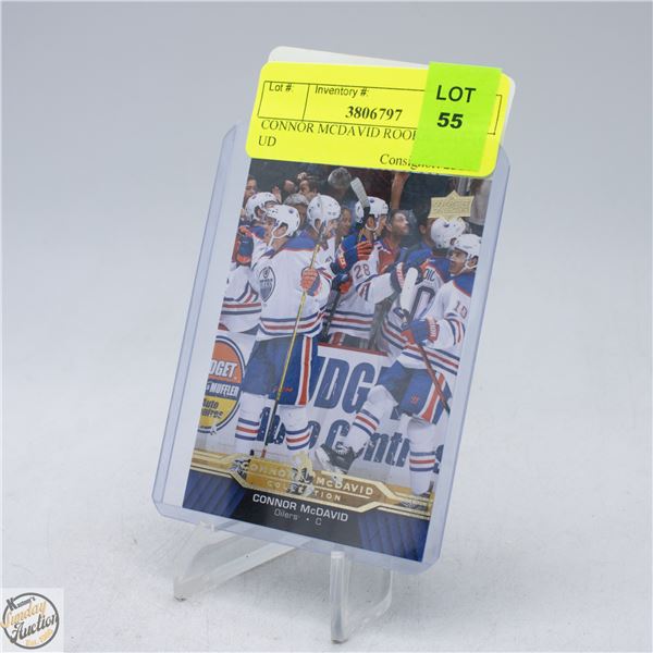 CONNOR MCDAVID ROOKIE 2015-16 UD