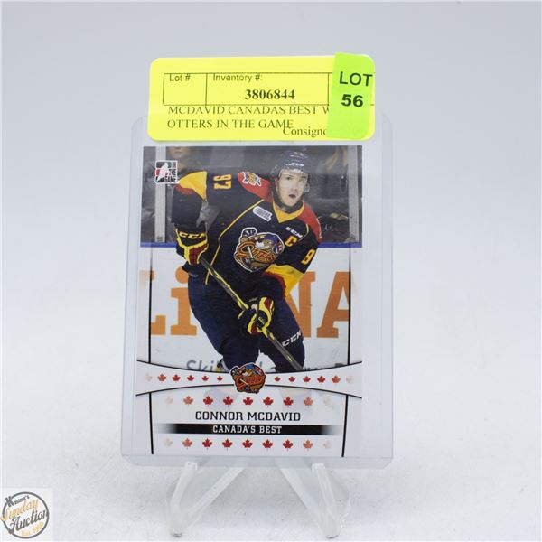 MCDAVID CANADAS BEST WITH OTTERS IN THE GAME