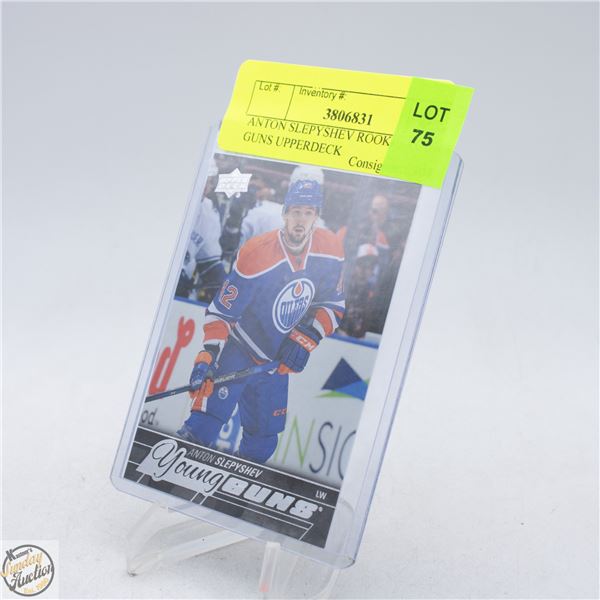 ANTON SLEPYSHEV ROOKIE YOUNG GUNS UPPERDECK