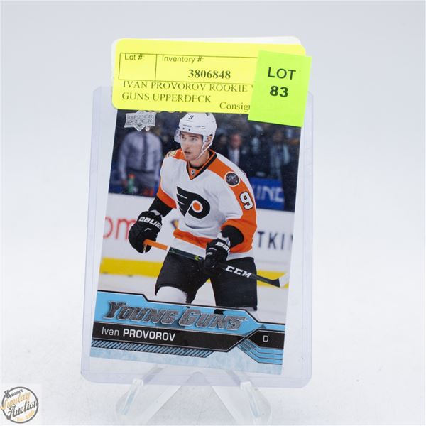 IVAN PROVOROV ROOKIE YOUNG GUNS UPPERDECK