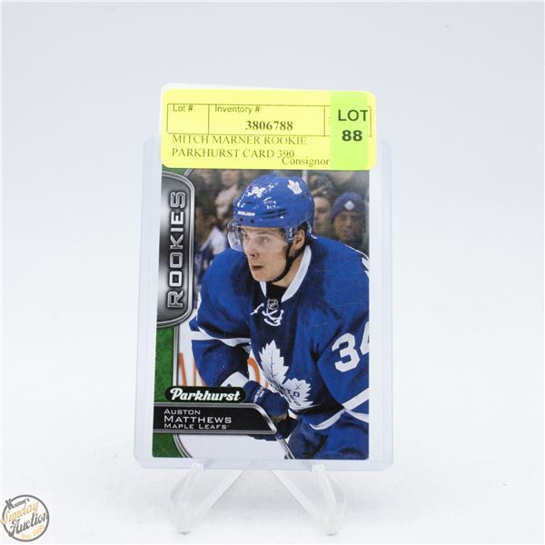 MITCH MARNER ROOKIE PARKHURST CARD 390