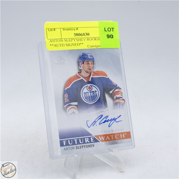 ANTON SLEPYSHEV ROOKIE 738-999 **AUTO SIGNED**