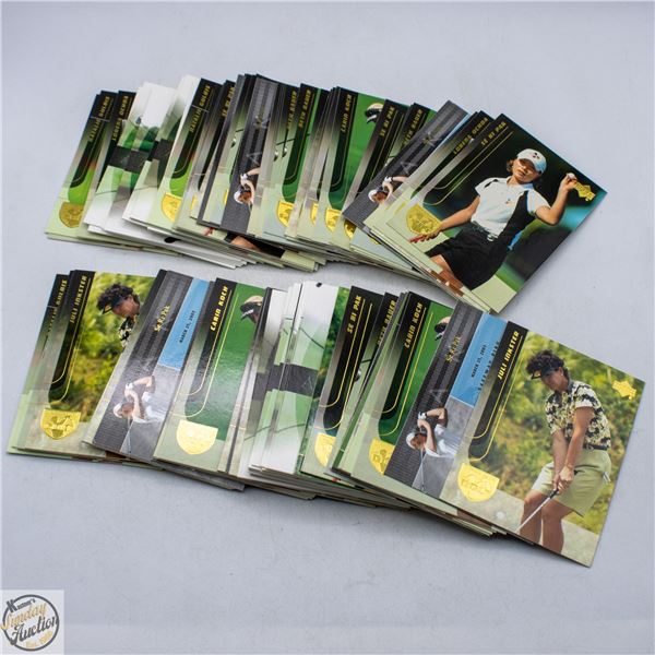 WOMENS UPPERDECK GULF CARDS APPROX 130 CARDS