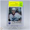 Image 1 : AUTO SIGNED OILERS JEFF BEUKEBOM ROOKIE