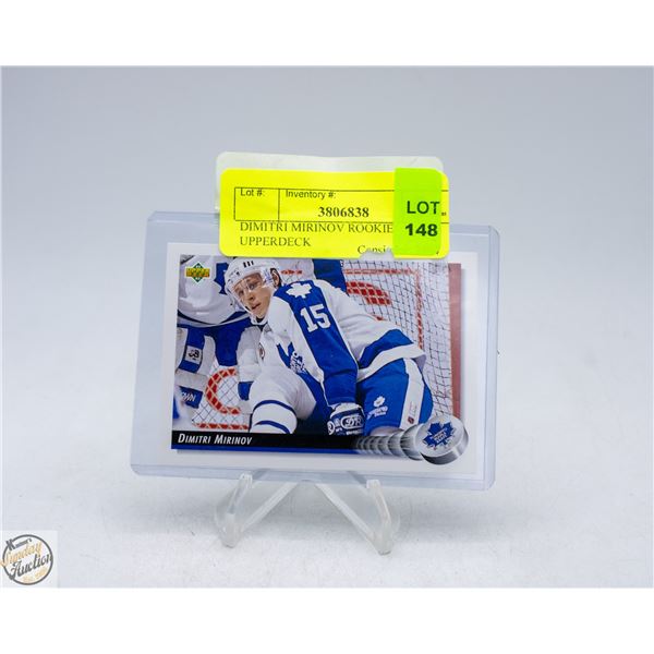 DIMITRI MIRINOV ROOKIE UPPERDECK