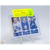 Image 1 : MAPLE LEAFS NYLANDER MATTHEWS LEIPSIC CARD