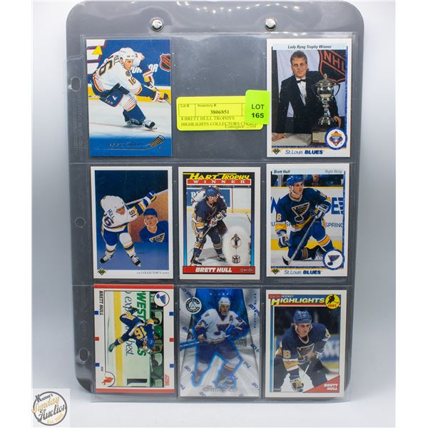 8 BRETT HULL TROPHYS HIGHLIGHTS COLLECTORS CHOICE