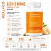 Image 1 : HEAL + CO LIONS MANE 500MG 120 CAPS BB 08/26