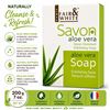 Image 1 : FAIR & WHITE PARIS ALOE VERA SOAP BAR MADE IN