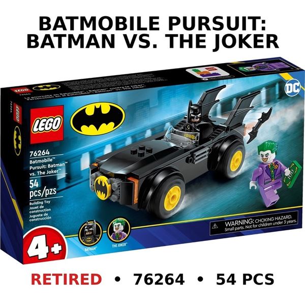 NEW LEGO BATMOBILE PURSUIT BATMAN VS JOKER