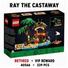 Image 2 : NEW LEGO IDEAS RAY THE CASTAWAY RETIRED VIP