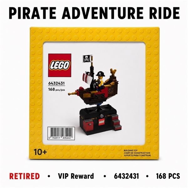 NEW LEGO PIRATE ADVENTURE RIDE RETIRED VIP