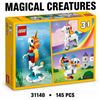 Image 2 : NEW LEGO CREATOR 3 IN 1 MAGICAL UNICORN
