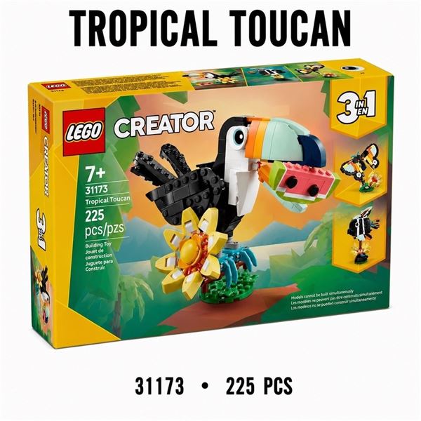 NEW LEGO CREATOR 3 IN 1 ANIMALS TROPICAL TOUCAN