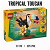 Image 1 : NEW LEGO CREATOR 3 IN 1 ANIMALS TROPICAL TOUCAN