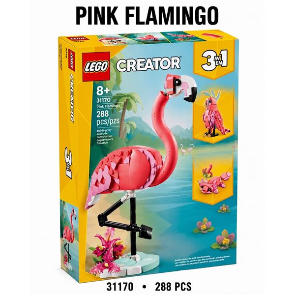 NEW LEGO CREATOR 3 IN 1 WILD ANIMALS PINK