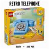 Image 1 : NEW LEGO CREATOR 3 IN 1 RETRO TELEPHONE