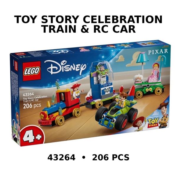 NEW LEGO DISNEY TOY STORY TRAIN & RC CAR