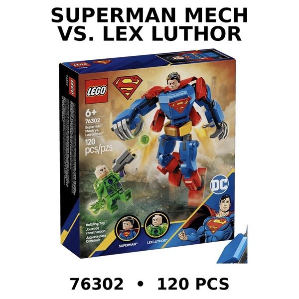 NEW LEGO DC SUPERMAN MECH VS LEX LUTHOR