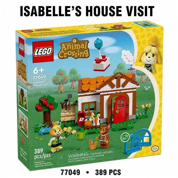 NEW LEGO ANIMAL CROSSING ISABELLE'S HOUSE VISIT