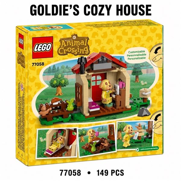 NEW LEGO ANIMAL CROSSING GOLDIE'S COZY HOUSE
