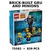 Image 2 : NEW LEGO DESPICABLE ME BRICK-BUILT GRU AND